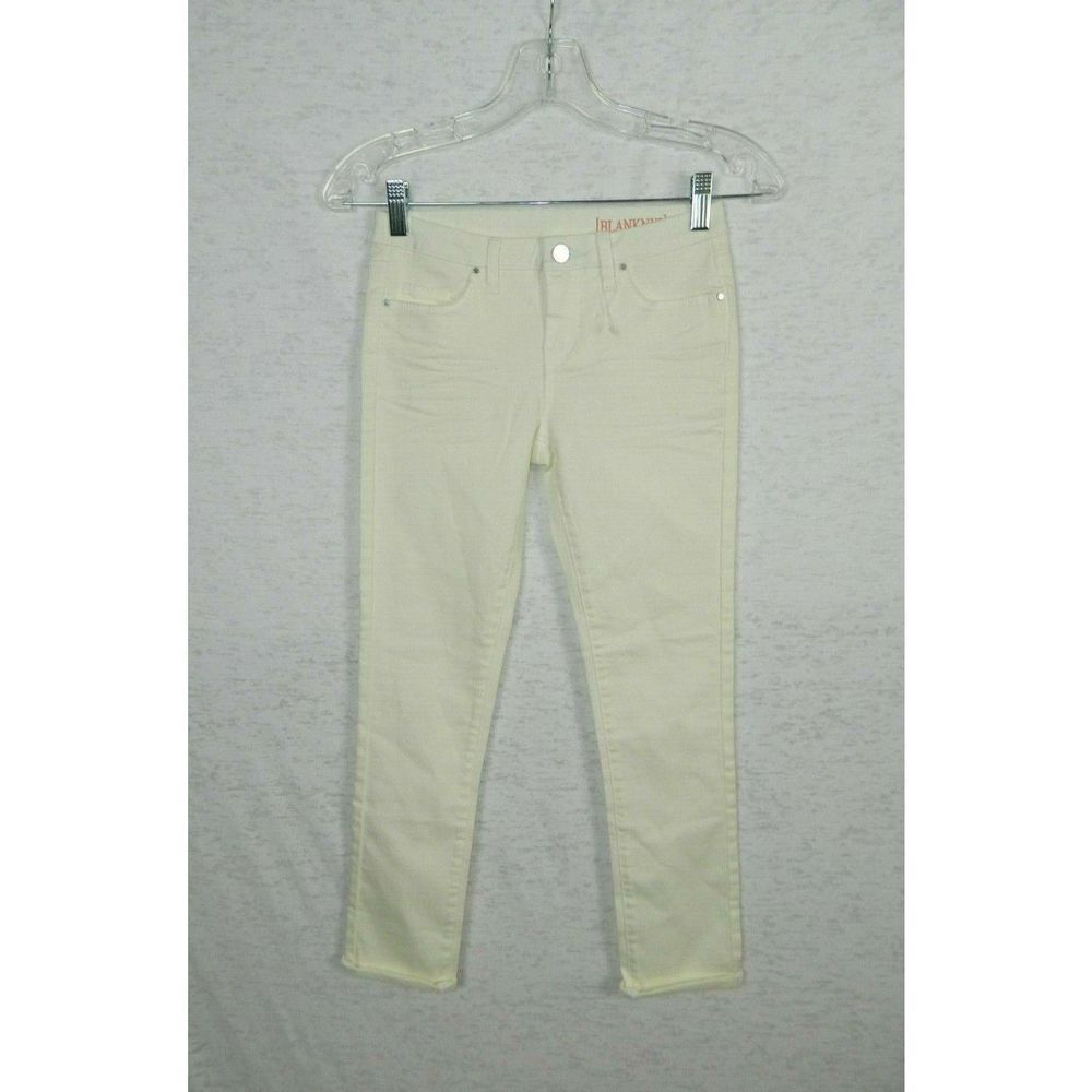 BLANK NYC Jeans Girls White Skinny Jean Size 10